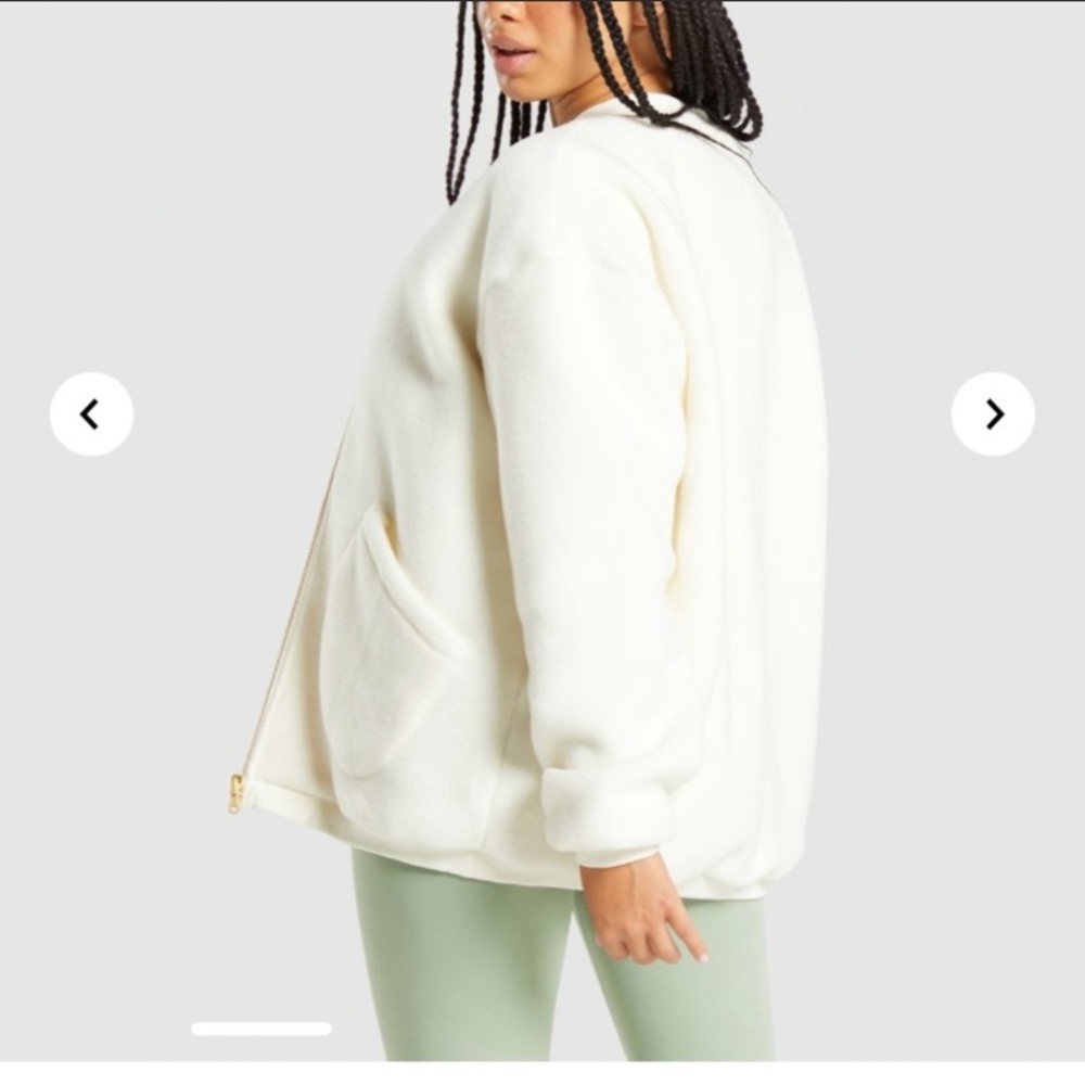 Gymshark Whitney Simmons Unbleached Bomber Jacket